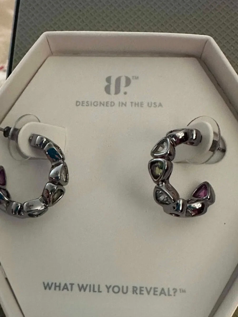 Bomb Party Heart Necklace and Earring Set